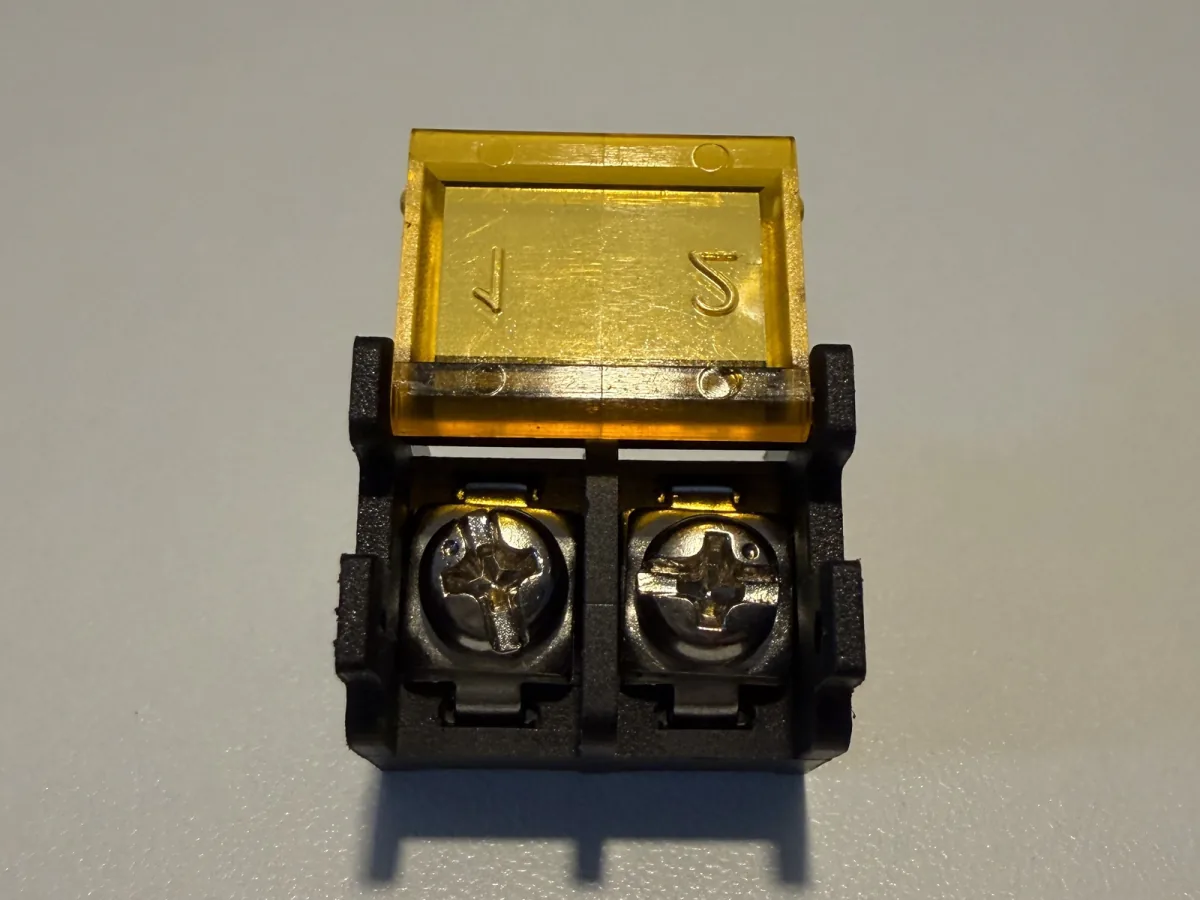 HB9500 With Cover Barrier terminal block with protective cover